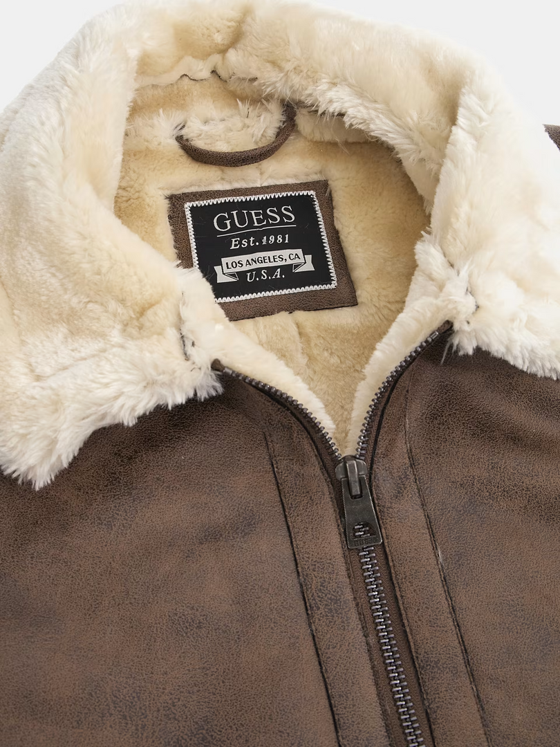 Giacca Guess Shearling aviator